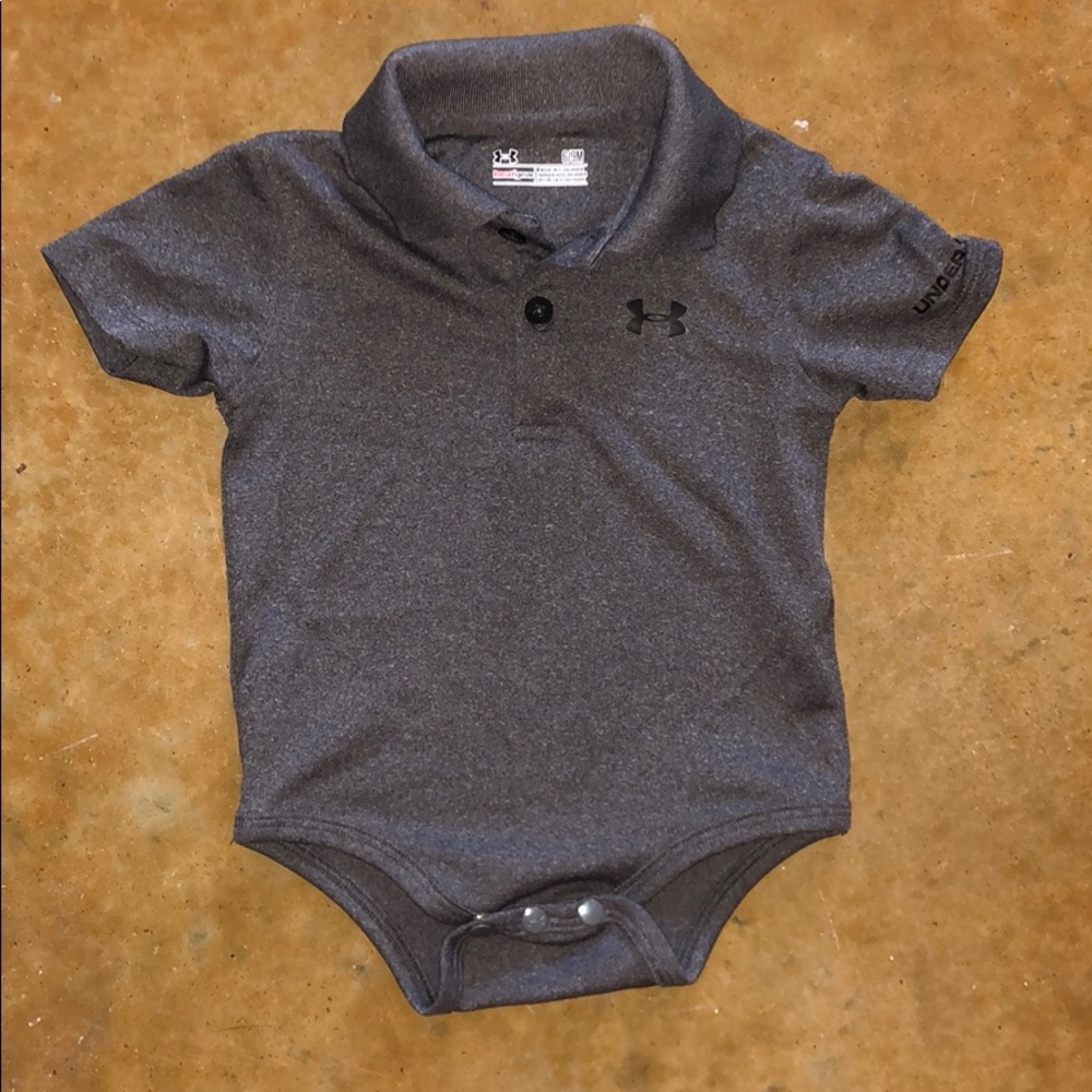 NWOT 6/9 month Under Armour Onesie
